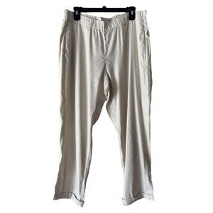 🆕 JJill Linen Blend Pull On Cuffed Pants